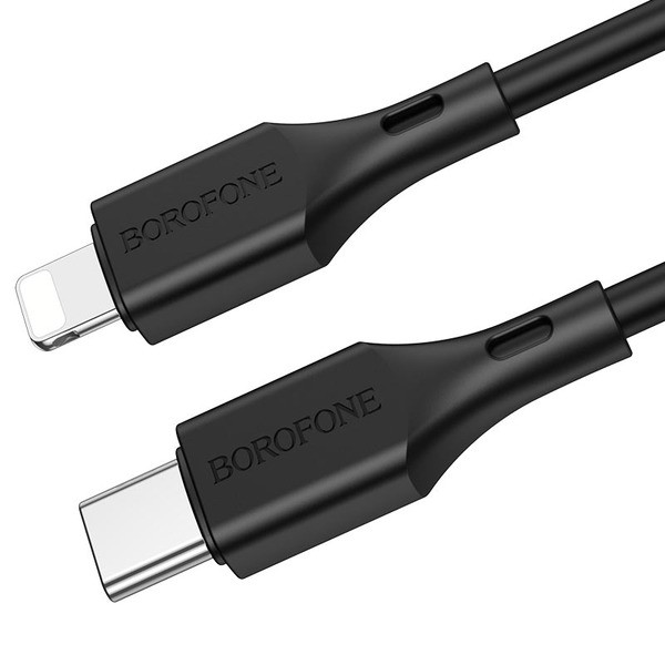 Кабель Borofone BX49 USB-C на Lightning черный